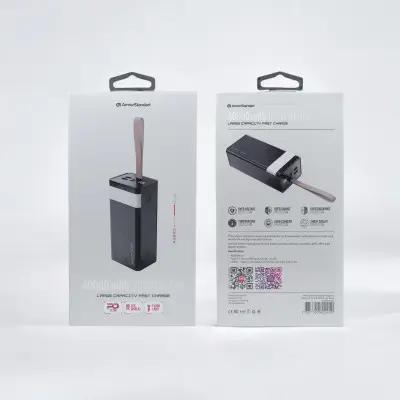 Універсальна мобільна батарея Повербанк ArmorStandart EnergyCore ASB40 40000mAh 22.5W Чорний