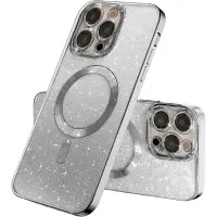 Чохол накладка Cosmic Shiny Magnetic iPhone 13 Pro Срібна