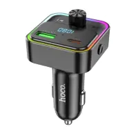 FM Трансмітер Hoco E81 Fantasy PD30W+QC3.0  Black, Чорний