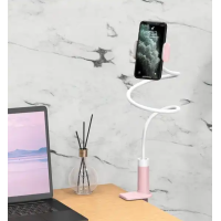 Настольный держатель Hoco PH23 Pink/White, Розово-Белый Настольный держатель Hoco PH23 Pink/White, Розово-Белый