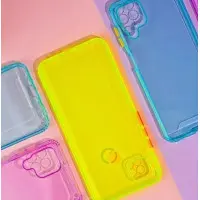 Чехол накладка Acid Color Samsung A107 (A10s) Лаймово-зеленый