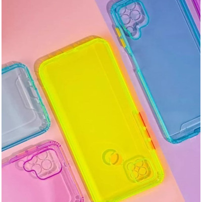 Чехол накладка Acid Color Samsung A107 (A10s) Лаймово-зеленый