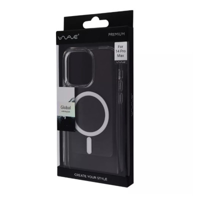 Чехол накладка WAVE Premium MagSafe iPhone 14 Pro Max  Прозрачная
