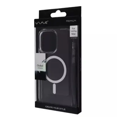 Чехол накладка WAVE Premium MagSafe iPhone 14 Pro Max  Прозрачная
