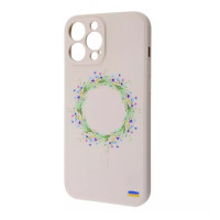 Чехол накладка WAVE Ukraine MagSafe iPhone 13 Pro Max Цветы