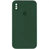Чехол накладка HC iPhone XS Max Зеленая/Cyprus green Square Full