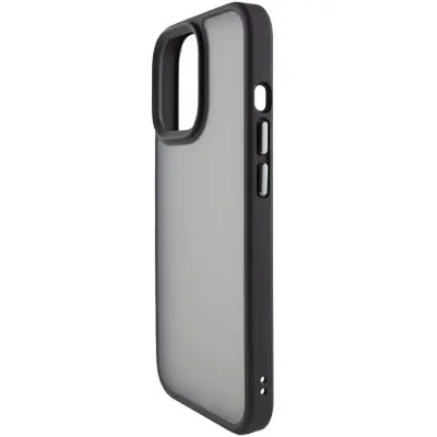 Чехол накладка Metal Buttons iPhone 14 Черная