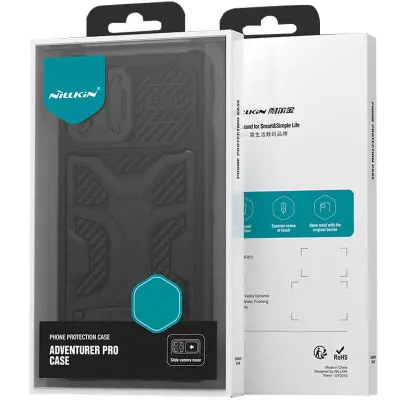 Чехол накладка Nillkin Camshield Adventurer iPhone 14 Pro Max Черная
