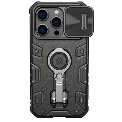 Чехол накладка Nillkin Camshield ArmorPhone 14 Pro Max Чёрная