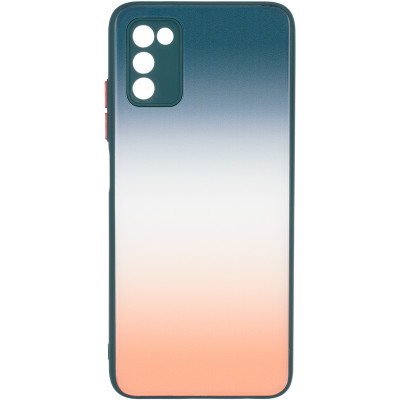 Накладка Glass Rainbow Samsung A125 (A12)/M127 (M12) Арбузный мохито