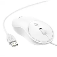 Провідна Миша USB Hoco GM13 White, Білий