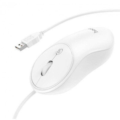 Проводная Мышь USB Hoco GM13 White, Белый