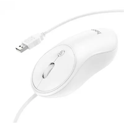 Проводная Мышь USB Hoco GM13 White, Белый Проводная Мышь USB Hoco GM13 White, Белый