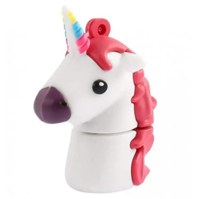 Флеш пам'ять USB 16Gb Emoji Unicorn White, Білий