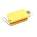 Флеш пам'ять USB 64Gb MicroDrive Emoji печиво yellow, Жовтий