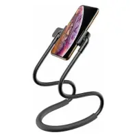 Тримач Baseus Neck-Mounted Lazy Bracket Black, Чорний Тримач Baseus Neck-Mounted Lazy Bracket Black, Чорний