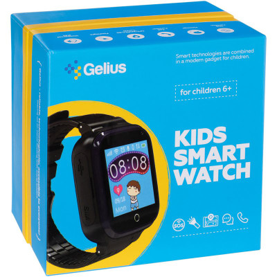 Детские смарт часы  Gelius GP-PK007 (Ocean) Черный