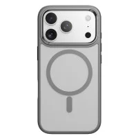 Чохол Накладка Rock Guard MagSafe iPhone 17 Сіра (Metal Lens Frame)