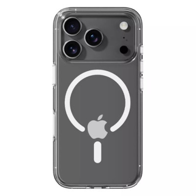 Чехол Накладка Rock Crystal Shield MagSafe iPhone 17 Pro Прозрачная