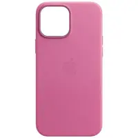 Чехол накладка Leather Case with MagSafe iPhone 12/12 Pro Цветочная пыльца/Pollen (AA+)