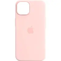 Чехол накладка Leather Case with MagSafe iPhone 12/12 Pro Розовый песок/Pink sand (AA+)