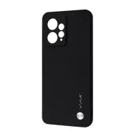 Чехол накладка Wave Leather Xiaomi Redmi Note 12 Черная