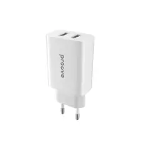 Сетевое зарядное устройство Proove Rapid 10.5W 2USB White, Белый Сетевое зарядное устройство Proove Rapid 10.5W 2USB White, Белый