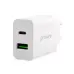 Мережевий зарядний пристрій Proove Rapid 20W PD+USB White, Білий