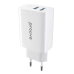 Сетевое зарядное устройство Proove Rapid 30W PD+2USB White, Белый