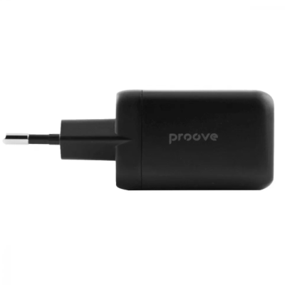 Сетевое зарядное устройство Proove Silicone Power 40W 2PD Black, Чёрный