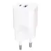 Мережевий зарядний пристрій Proove Power Plus 20W PD+USB White, Білий