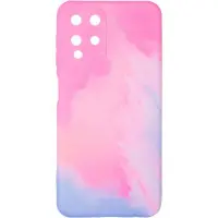 Чехол накладка Watercolor Samsung A225 (A22)/M325 (M32) Розовая