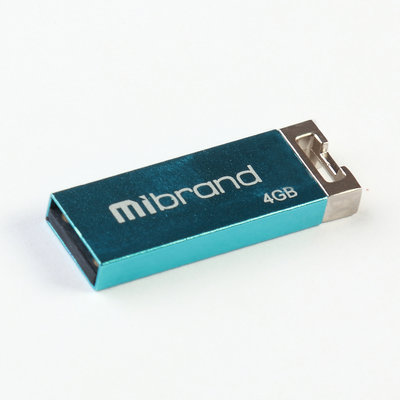 Флеш память USB 4Gb Mibrand Chameleon USB 2.0 Голубая