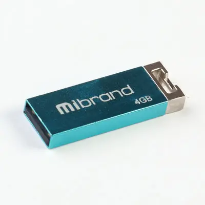 Флеш память USB 4Gb Mibrand Chameleon USB 2.0 Голубая