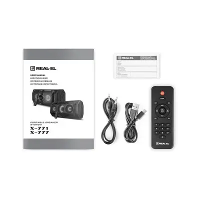 Аккустическая система колонка Real-EL X - 771 Черная Аккустическая система колонка Real-EL X - 771 Черная