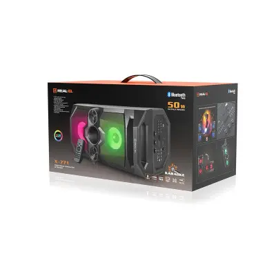 Аккустическая система колонка Real-EL X - 771 Черная Аккустическая система колонка Real-EL X - 771 Черная