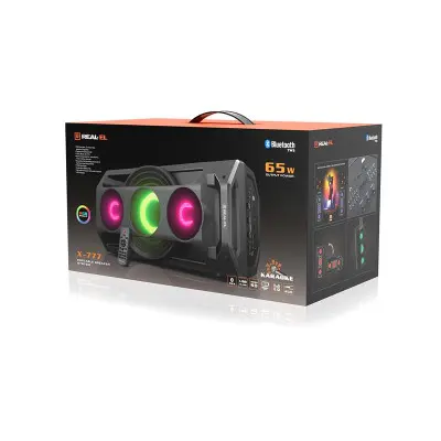 Акустична система колонка Real-EL X - 777 Чорна