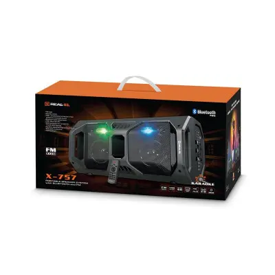 Аккустическая система колонка Real-EL X - 757 Черная Аккустическая система колонка Real-EL X - 757 Черная