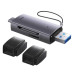 Картридер Baseus Lite USB и Type-C to SD/TF Серый