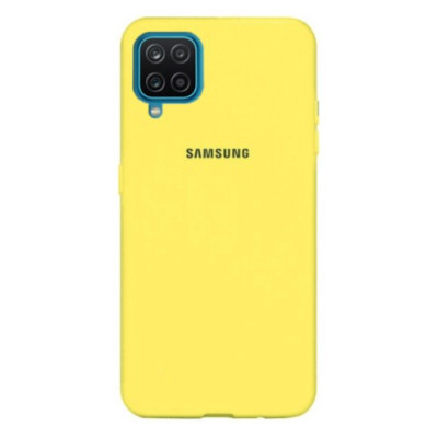 Чехол накладка HC Samsung A12 (A125)/M127 (M12) Желтая