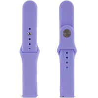 Ремінець Amazfit Bip Універсальний 20мм Силікон Dasheen, Блідо-бузковий Ремінець Amazfit Bip Універсальний 20мм Силікон Dasheen, Блідо-бузковий