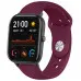 Ремешок Amazfit Bip Универсальный 20мм Силикон Бордовый