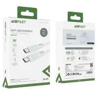Кабель дата ACEFAST C3-03 Type-C to Type-C 1.2м Белый Кабель дата ACEFAST C3-03 Type-C to Type-C 1.2м Белый