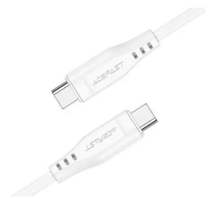 Кабель дата ACEFAST C3-03 Type-C to Type-C 1.2м Белый