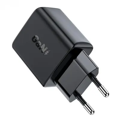 Мережевий зарядний пристрій ACEFAST A21 GaN Type-C (30W) Чорний
