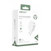 Сетевое зарядное устройство ACEFAST A5 PD(USB+USB-C) (32W) Белый Сетевое зарядное устройство ACEFAST A5 PD(USB+USB-C) (32W) Белый