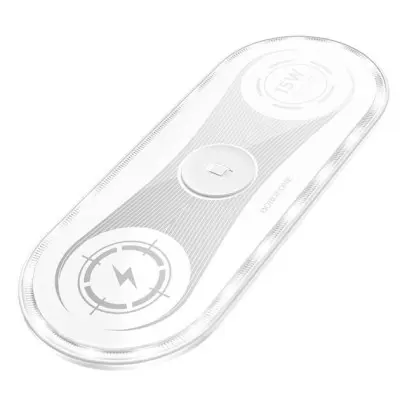 Беспроводное зарядное устройство Borofone BQ14 3in1 22.5W White, Білий
