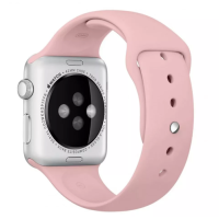 Ремешок Apple Watch 42мм Силикон Розовый Песок (Pink Sand) Ремешок Apple Watch 42мм Силикон Розовый Песок (Pink Sand)