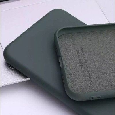 Чехол накладка Anomaly Silicone 9A Темно Зеленый