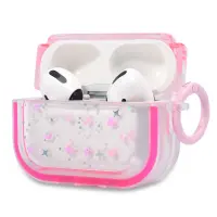 Чохол для навушників AirPods 3 Прозоре рожеве кільце